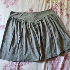 Light Grey mini stretch skirt